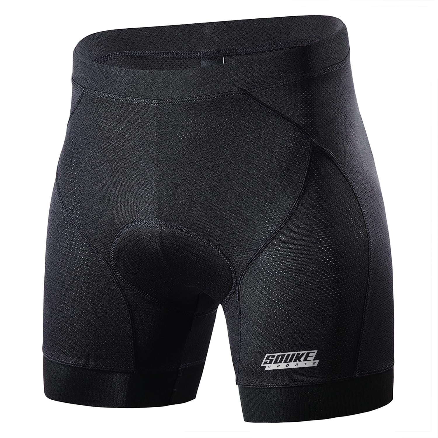 Souke Sports Herren Radunterhose Herren Radfahren Unterwäsche 4D Gepolstert Atmungsaktiv Fahrrad Unterwäsche Short mit Rutschhemmendem Beingreifer