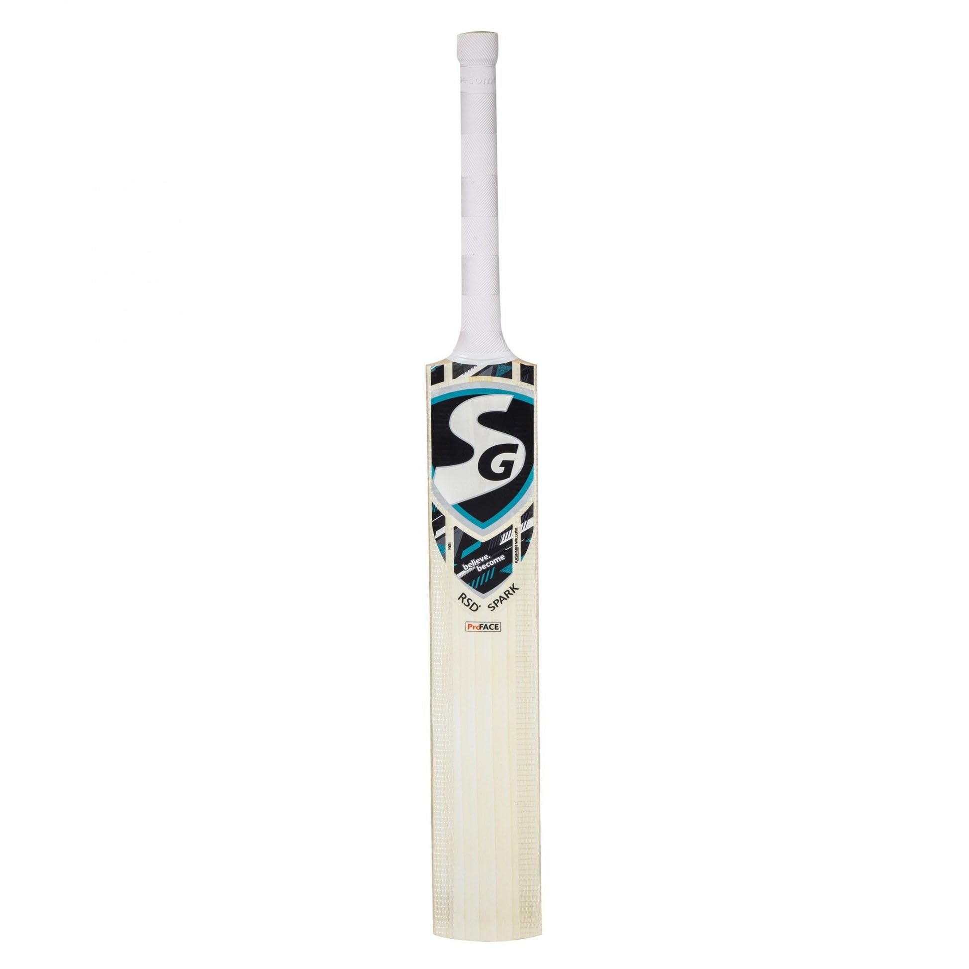 SG Unisex-Adult RSD Spark Kashmir Willow Cricket Bat, Multicolour, Kurzer Griff