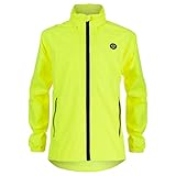 AGU Go Kids Regenjacke Essential | Wind- und Wasserdicht | Fluo Gelb | 164