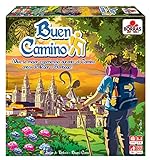 Borras - Brettspiel El Camino - Holen Sie sich Karten von Menschen, Orten und Gastronomie und erreichen Sie die Kathedrale mit allen Briefmarken, um der erfahrenste Gewinner zu sein - ab 8 Jahren