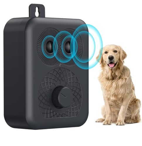 Antibell für Hunde,3 Ebenen Ultraschall Anti Bell Gerät,33FT Anti-Bell-gerät,Auto-Anti Bell Gerät Hunde,100% Sicher und effektiv Sicher Hundebellen Stoppen,Ultraschall-Anti-Bellgerät Hundebellen