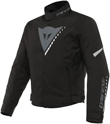 Dainese Veloce D-Dry Motorrad Textiljacke Schwarz/Weiß/Rot 48