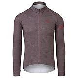 AGU Merino Radtrikot Langarm Performance Herren - Rot - S