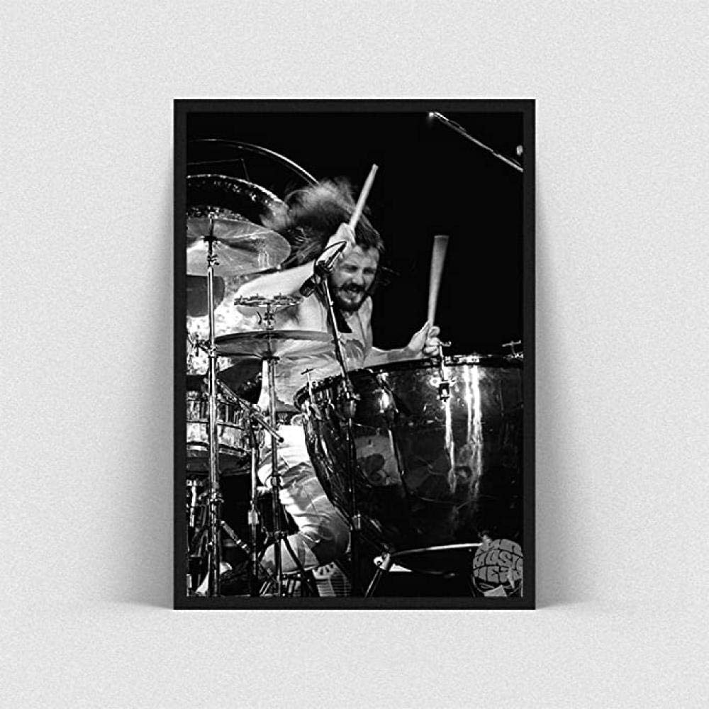 YYLPRQQ Gemälde John Bonham Drum Sticks Poster Drucken Wandkunst Bild Für Wohnzimmer Leinwand Kunst Poster 50X70Cm