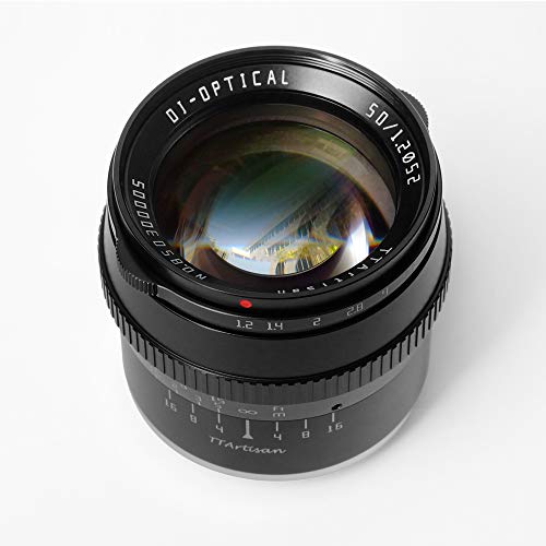 TTArtisan 50 mm F1.2 APS-C M43 Manueller Fokus Objektiv für Fuji X Mount Kamera wie X-A1 X-A10 X-A2 X-A3 X-A5 X-A7 X-M1 X-M2 X-H1 X-T1 X-T10 X-T2 X-T20 X-T3 X-T4 X-T100 X-T20 X-T2 X-T30 X-T2 X-T30 X-T2 X-T30 X-T30 X-PR0 1 X-PR02 X-PR03 X-E1