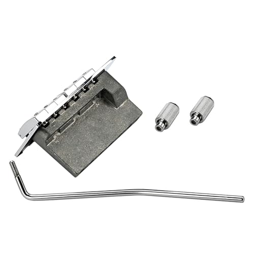 Gitarre Tremolo Brücke mit Stab E-Gitarre Tremolo Bridge 6 Saiten Einzelsättel Gitarre Ersatzteil