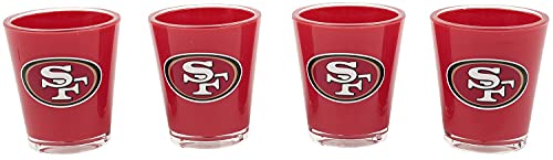 NFL San Francisco 49Ers Insulated Acrylic Shot Glass Set of 4