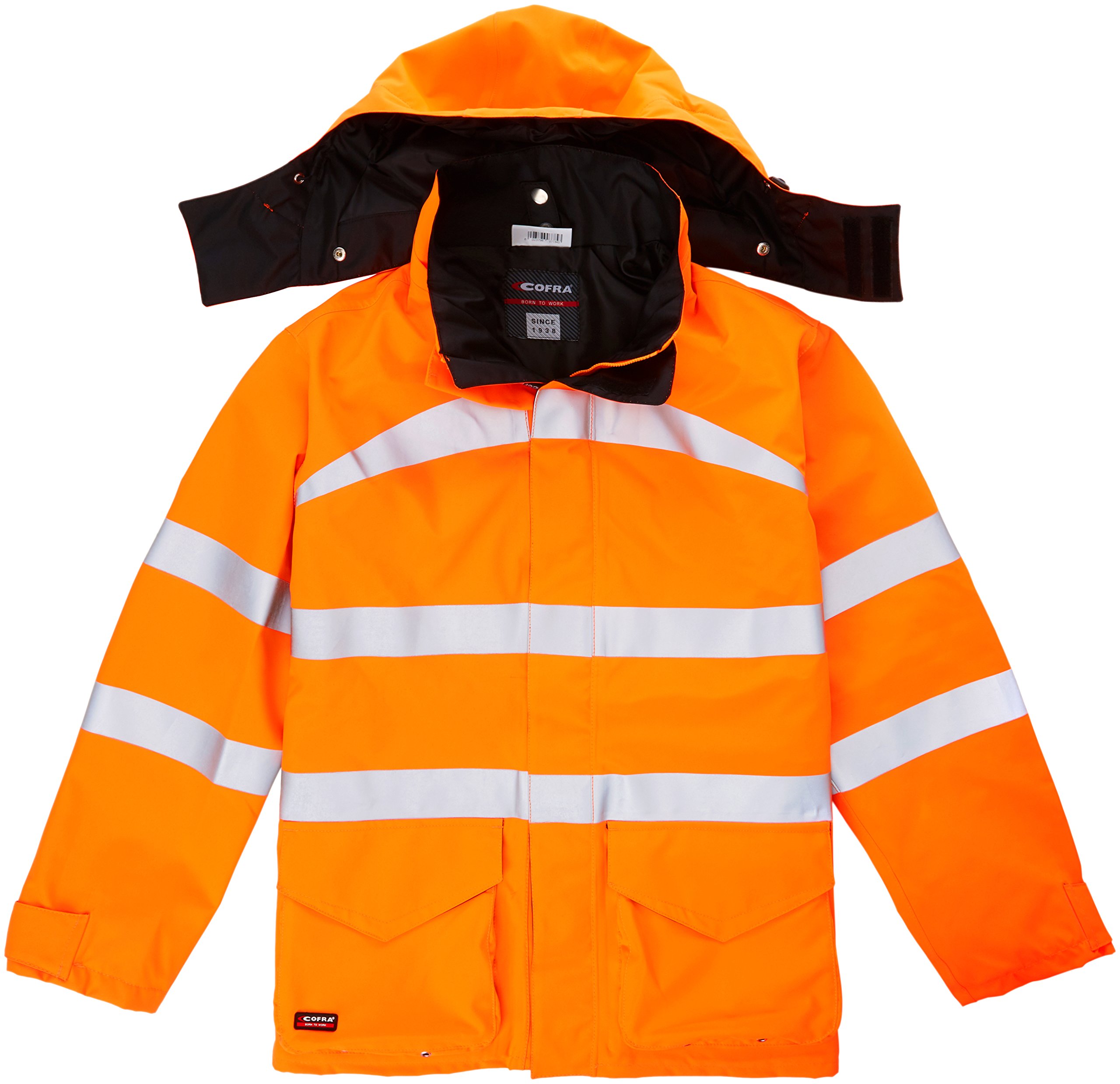 Cofra V037-0-01.Z58 Parka "Devon", Orange, 58