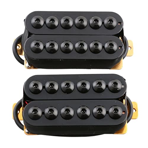 ZENGXUE 6 String Humbucker Doppelspule Pickup Hals Bridge Set Für St Lp. Elektrische Gitarre Humbucker Tonabnehmer Set (Color : Neck Bridge)