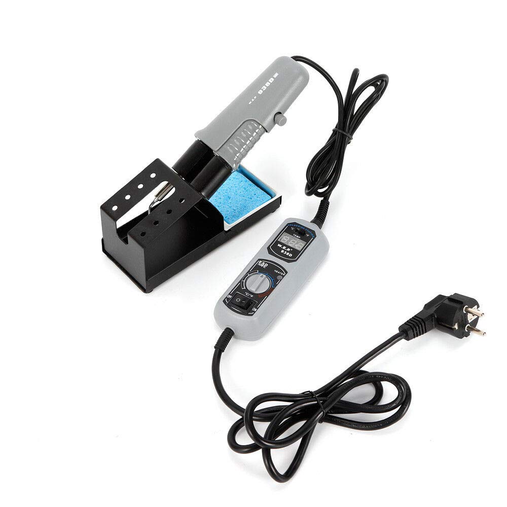 Lötkolben Set, 938D Portable Hot Tweezers Mini Soldering Station, Professionell Lötstation Set mit LCD digital Anzeige,Pinzette Lötkolben Entlöt für BGA SMD Reparaturen