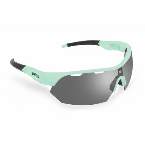 SIROKO - Selbsttönende Sportbrille für Radfahren K3s PhotoChromic Sa CalobraGrün/Schwarz