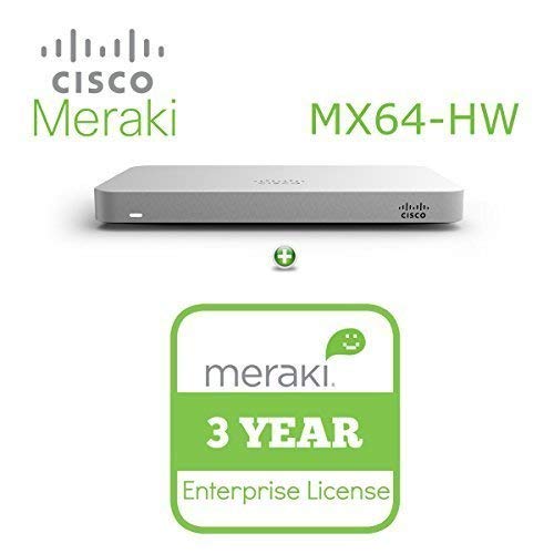 Cisco Meraki MX64 Cloud Managed Security Appliance mit 3 Jahre Enterprise Lizenz …