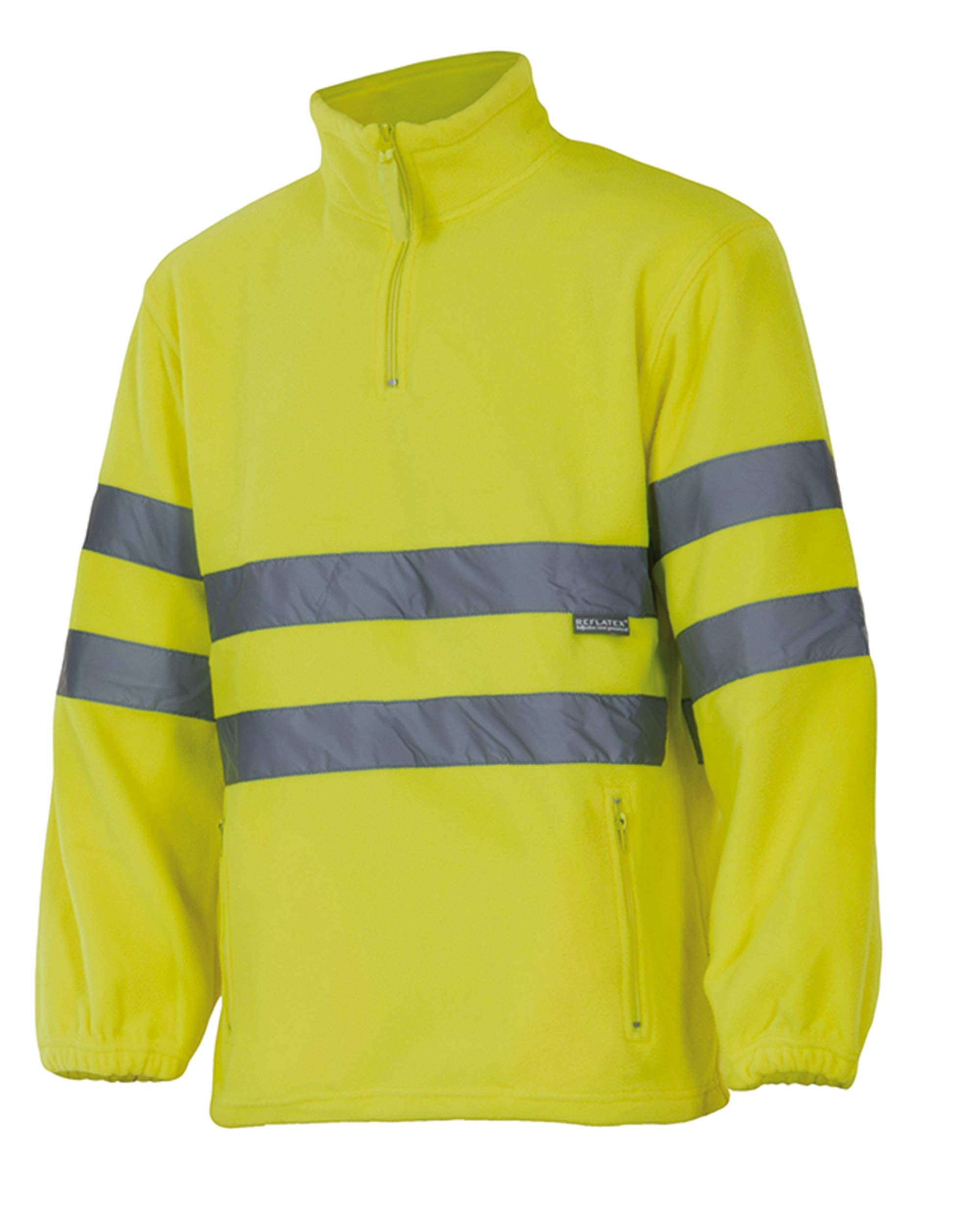 Velilla 180 20 3XL Fleecejacke mit hoher Sichtbarkeit, neongelb, Größe 3XL