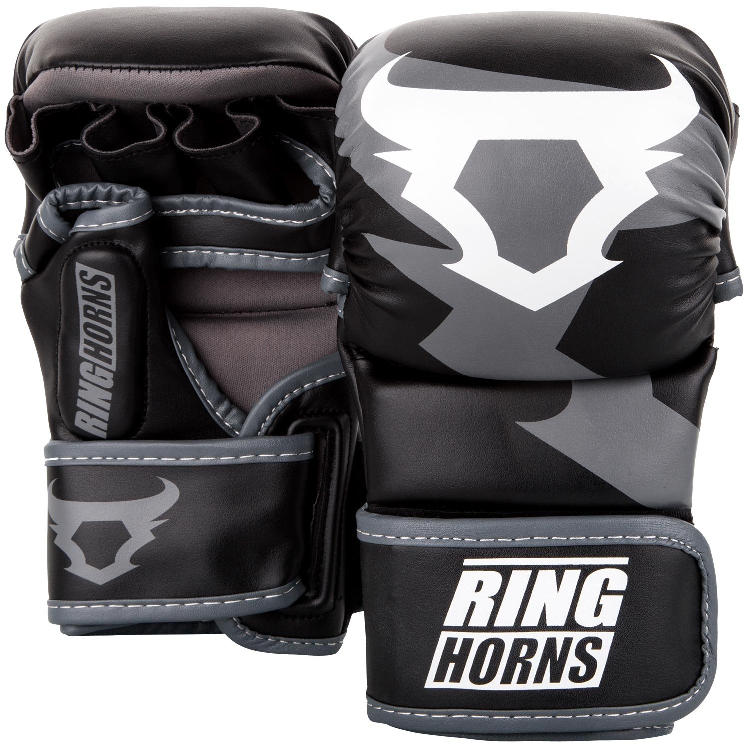 Ringhorns, Charger Sparring Handschuhe, Unisex Erwachsene, M, Schwarz