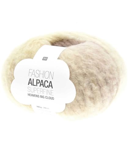 Rico Design Fashion Alpaca Superfine Heavens Big Cloud Strickgarn, 100 g