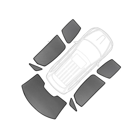 Auto-Sonnenschirm Für Seat Für Ateca Für SUV 2016-2024 Magnetischer Auto-Sonnenschutzschild Frontscheibenrahmen Vorhang Sonnenschutzvisier Rückseite des Seitenfensters Frontscheibenabdeckung(7pcs)