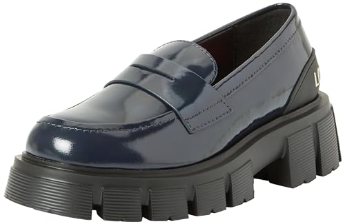 Love Moschino Damen Ja10045g0hib0750 Fahrer-Slipper, blau, 36 EU