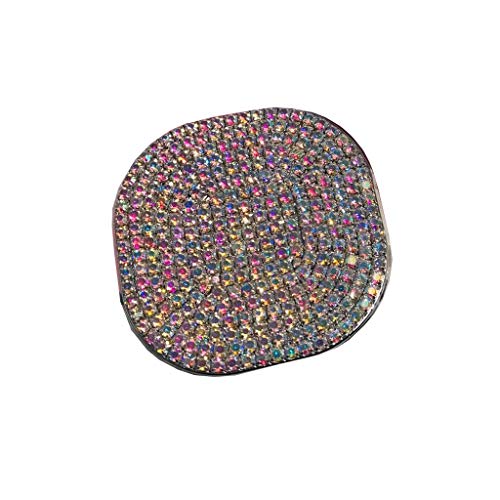 Optometrie-Linsenbehälter, Kontaktlinsen-Behälterbox, Beauty-Box for Mädchen, trendige Persönlichkeit, niedlich, einfach, tragbar, Strass, gleiche High-End-Kontaktlinsenbox (Farbe: Rot) (Farbe: Blau)