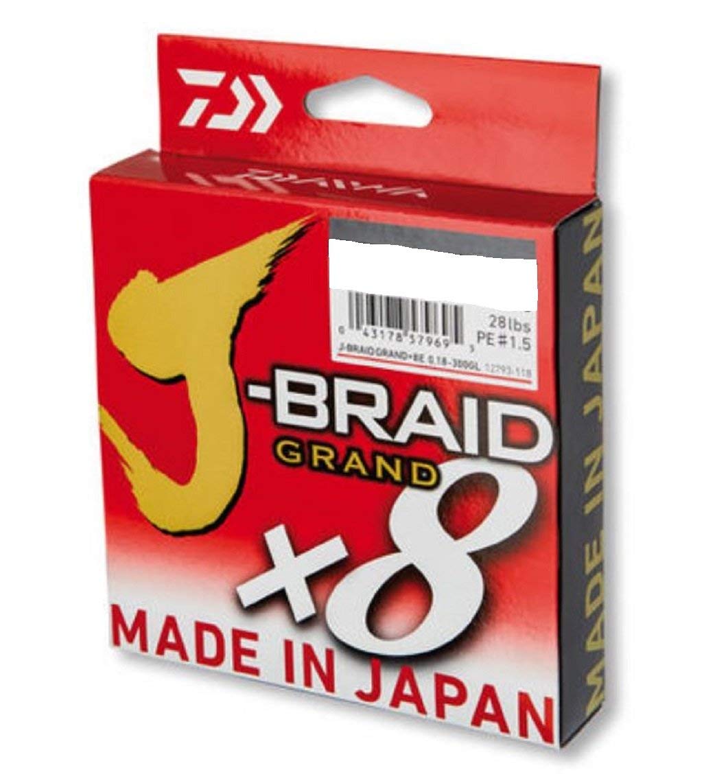 Daiwa J-Braid Grand X8 0.24mm-135m Gray-Light