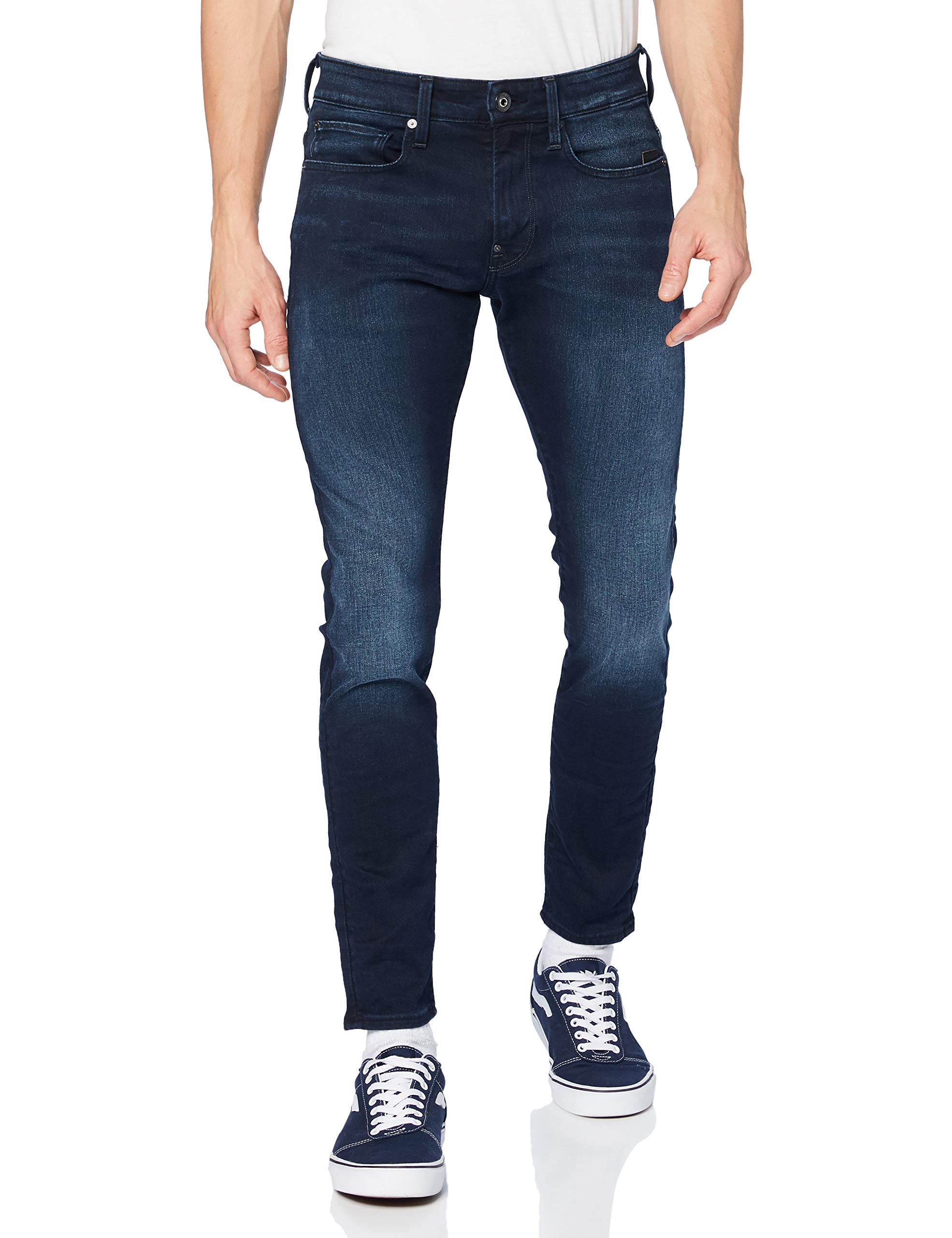 G-Star Herren Revend Skinny Jeans, Blau (dk aged 51010-6590-89), 28W / 32L