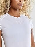 Craft Damen Baselayer NANOWEIGHT SS W, White, L, 1908854-900000-6