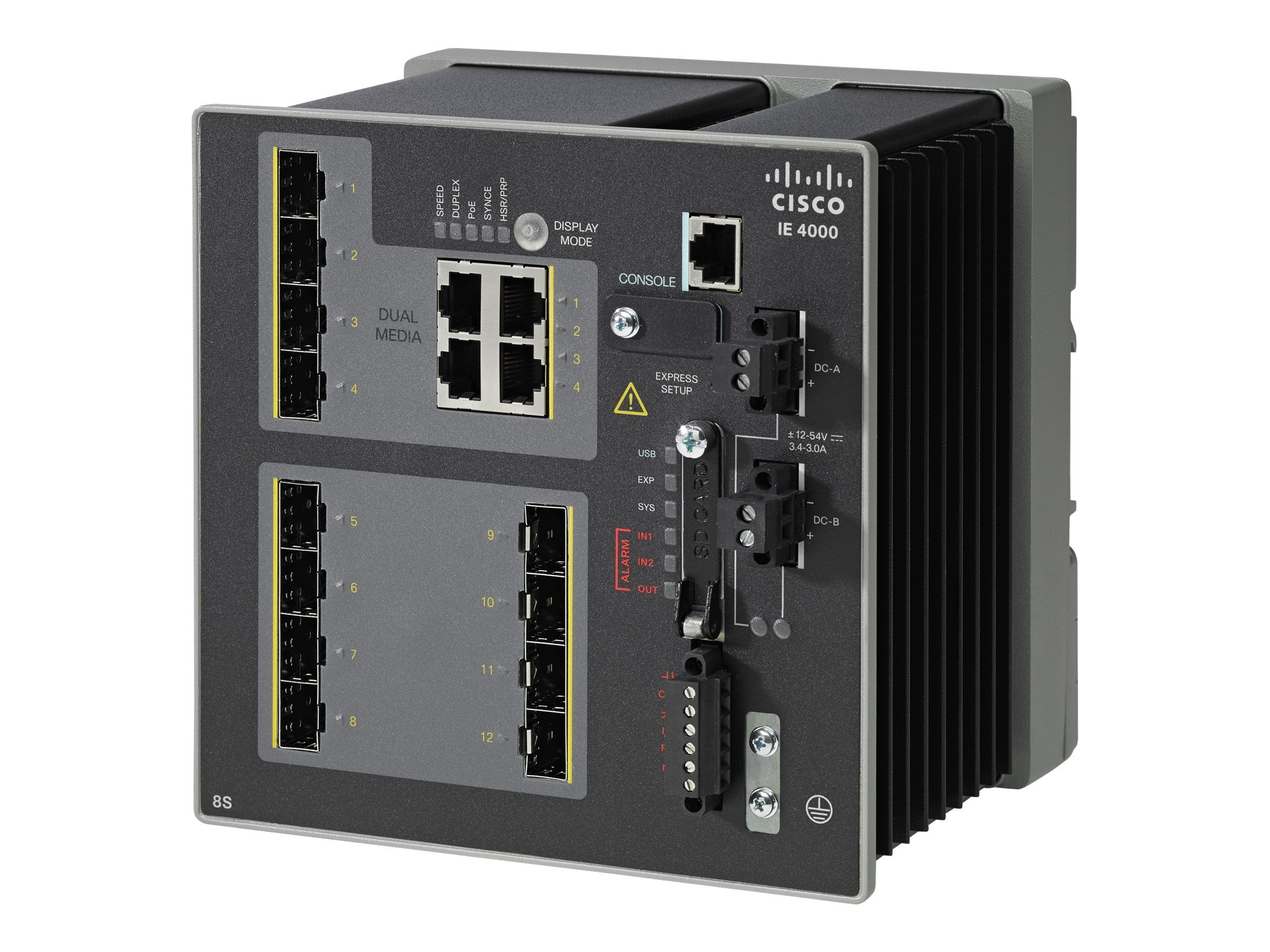 Cisco IE 4000 8XSFP 100M **New Retail**, IE-4000-8S4G-E (**New Retail** 4X1G LAN Base)