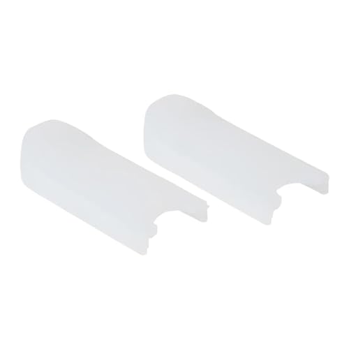 2 Teile/satz Saxophon Finger Rest Abdeckung Mit Sattel Farbe Silikon Daumen Rest Für Saxophon Professionelle Zubehör (Color : White)