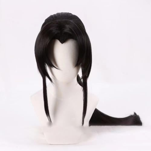 WCCNKK Anime Cosplay Perücke, Uchiha Itachi Perücke, Schwarzes 75 Cm Langes Haar, Mit Perückenkappe, Für Party Alltag Halloween Perücke Cosplay, Dekoratives Geschenk