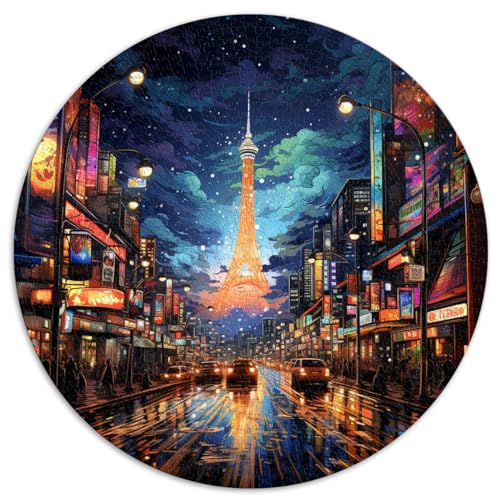 Spiel Geschenk Jigsaw Tokyo Japan Stadt Asiatisch und die jigsaw 1000 Teile für Erwachsene 67,5x67,5 cm Familie Puzzles Geschenk als Geschenke für die ganze Familie und die