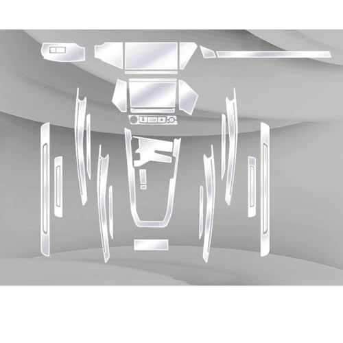 Für Audi Etron 55 Quattro 2020 2021, Auto-Innenraum, zentrale Steuerung, Schaltknauf, Armaturenbrett, klare TPU-Navigationsschutzfolie