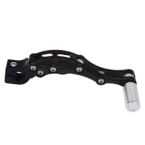 Skdvy Dirt Bike Klappbarer Schalthebel, Motorrad CNC Aluminium einstellbar Klappzahnradschieber Schaltpedalhebel Fit für 50/110/125/150 / 250cc ATV Dirt Bike Bike Bikes(Black)