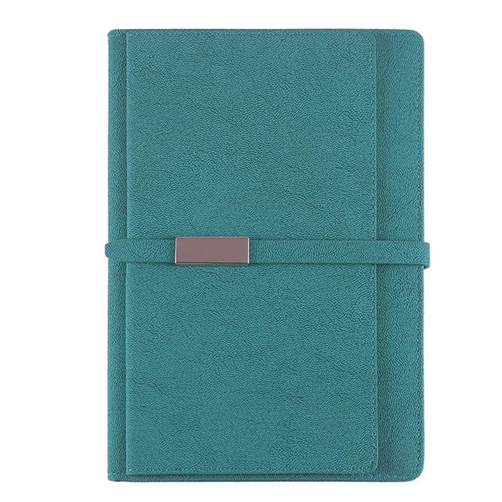 BFVAKBKYT Taschenbuch Mini Journal, Notizbuch, liniert, Tagebuch und Premium-PU-Papier, Hardcover, A5, 192 Seiten for Büro, Zuhause, Schule, Geschäft, fünf Farben, Tagebuch(Green*2)