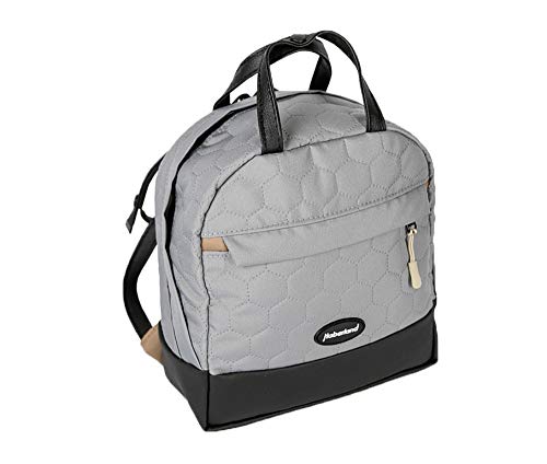 Haberland Rucksack-Lenkertasche Bella RKF220 inkl. KLICKfix-Adapter Durchm. 31,8 mm, grau/sw