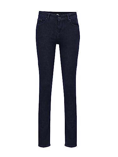 LTB Jeans Damen Jeans Aspen Y - Jeans Damen Slim aus Baumwollmischung Slim Denim Dunkel mit Reißverschluss Mittlere Taille - Blau