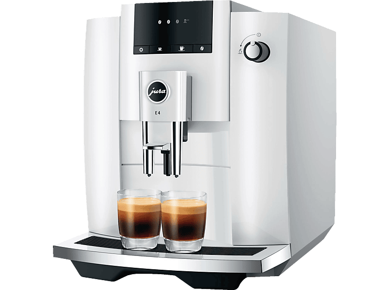 JURA E4 (EA) Kaffeevollautomat Piano White