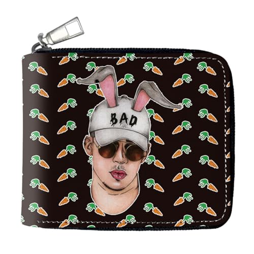 Geldtasche Anime Bad Bun. ny, Spaß Süß Kawaii Kartenetui mit Münzfach, Schlüsselanhänger Geldtasche (Color:Multicolor 1)