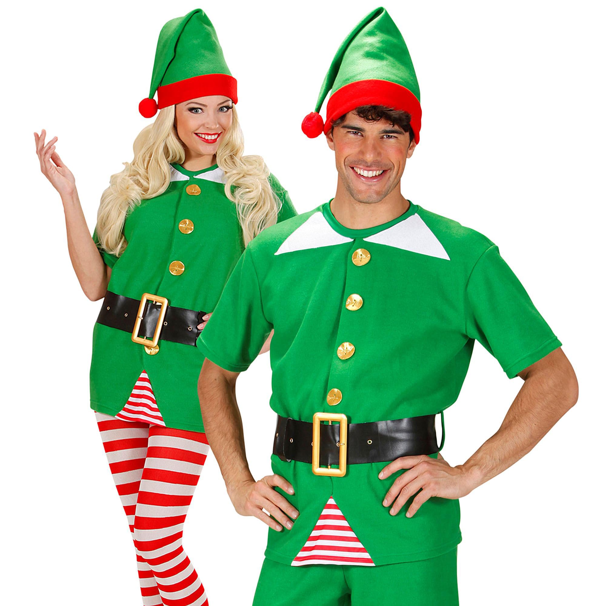 W WIDMANN MILANO Party Fashion - Kostüm Elf, Weihnachtsmann Helfer, Weihnachtselfen, Faschingskostüme