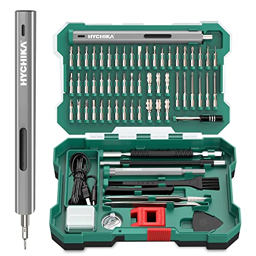 Schraubendreher Feinmechaniker Werkzeug set, HYCHIKA 67 in 1 torx Schraubendreher set, Mini Schraubenzieher set Geeignet für Brillen, Spielkonsolen, Drohnen, Smartphones, Laptops, Uhren, Kameras, usw