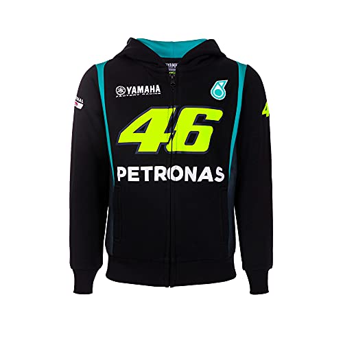 VR46 Jungen Petronas 46 Yamaha Jacke, Schwarz, 6/7