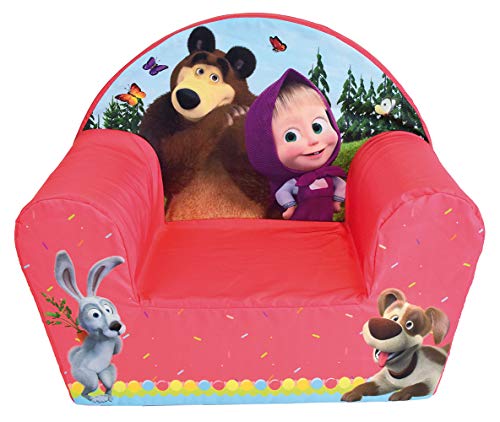 Fun House 713340 Masha et Michka Clubsessel, Herkunft Frankreich, für Kinder, 52 x 33 x 42 cm