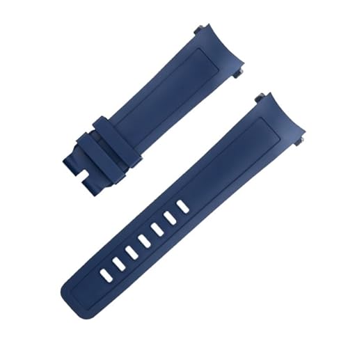 IOTUP Uhrenarmband mit gebogenem Ende, 22 mm, Schnellverschluss, für IWC-Armband, Aquatimer-Familie, Fluoro-Gummi, 2 Stile, Einheitsgröße, Achat