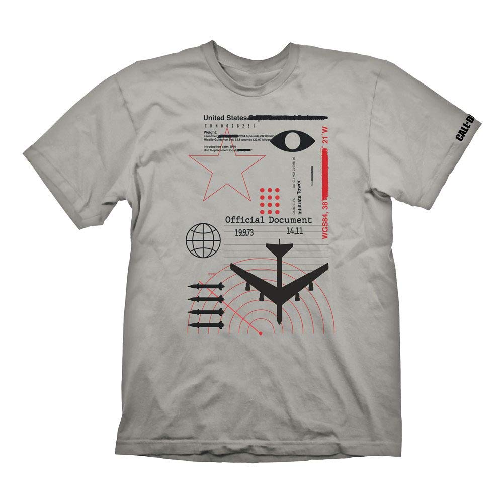 Call of Duty: T-Shirt "Radar" Light Grey S