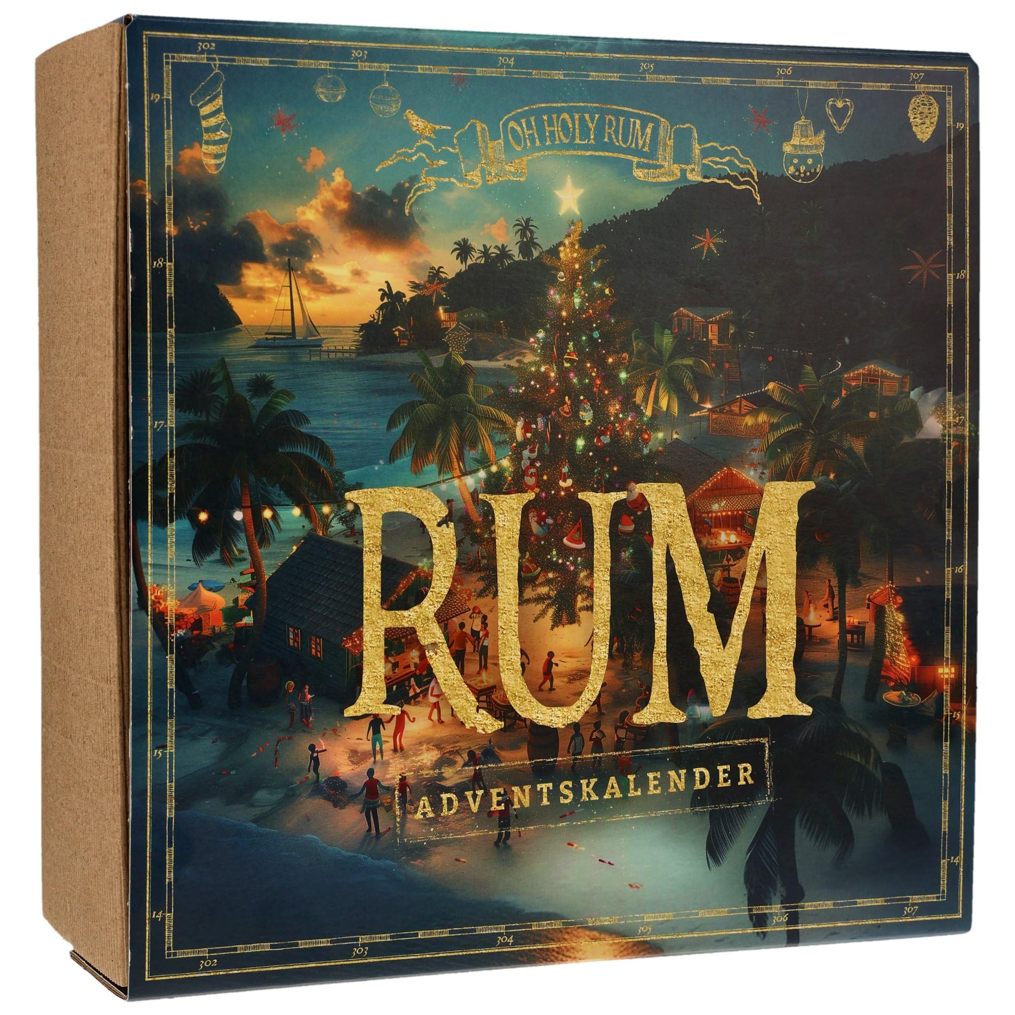 OH HOLY Rum Adventskalender 2024 43,5% Vol. 24x0,02l