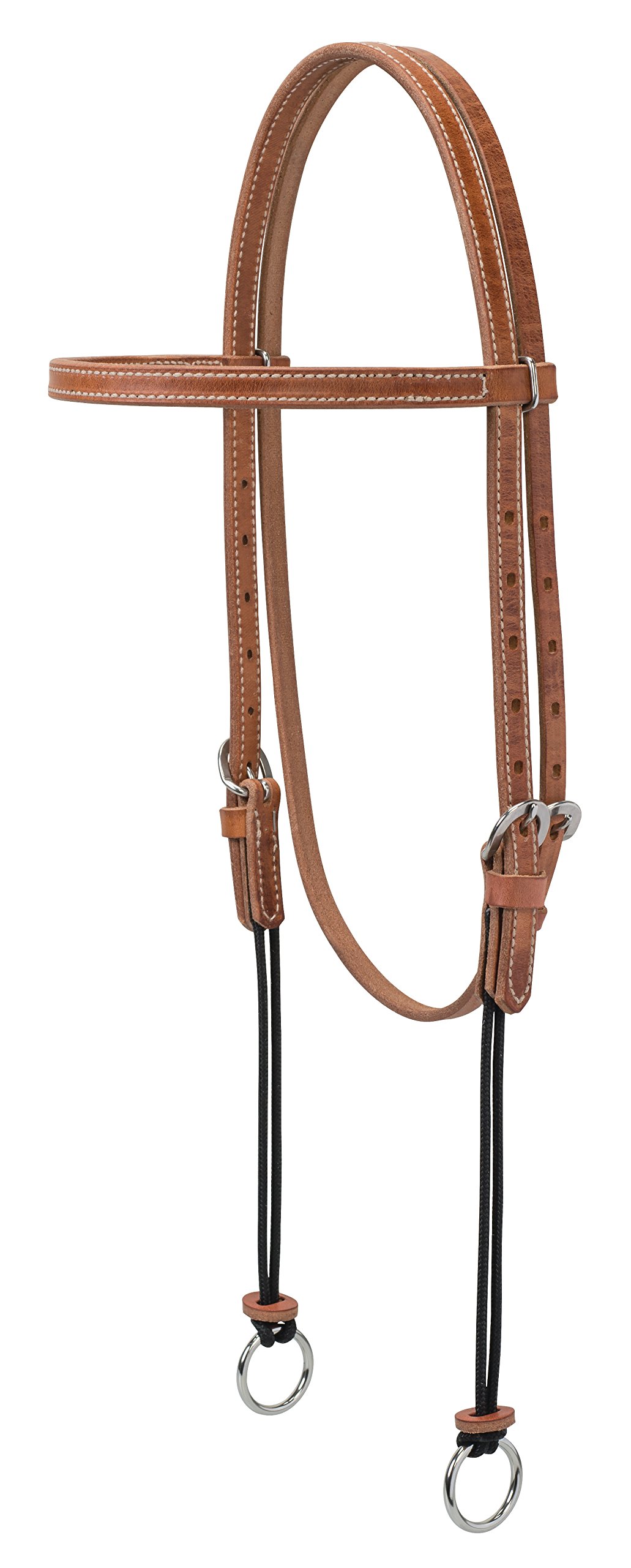 Weaver Leather Unisex-Erwachsene Gag Bridle B/BND HDSTL, RU Trense, Rost