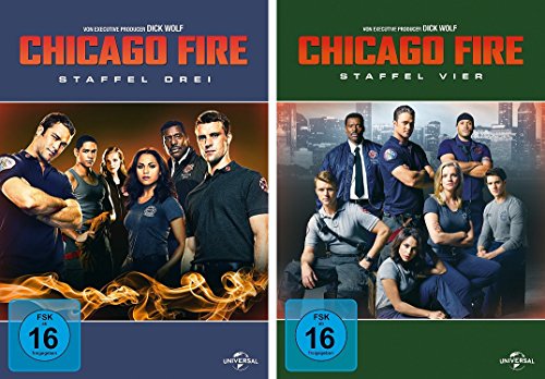 Chicago Fire - Staffel Drei und Vier im Set - Deutsche Originalware [12 DVDs]