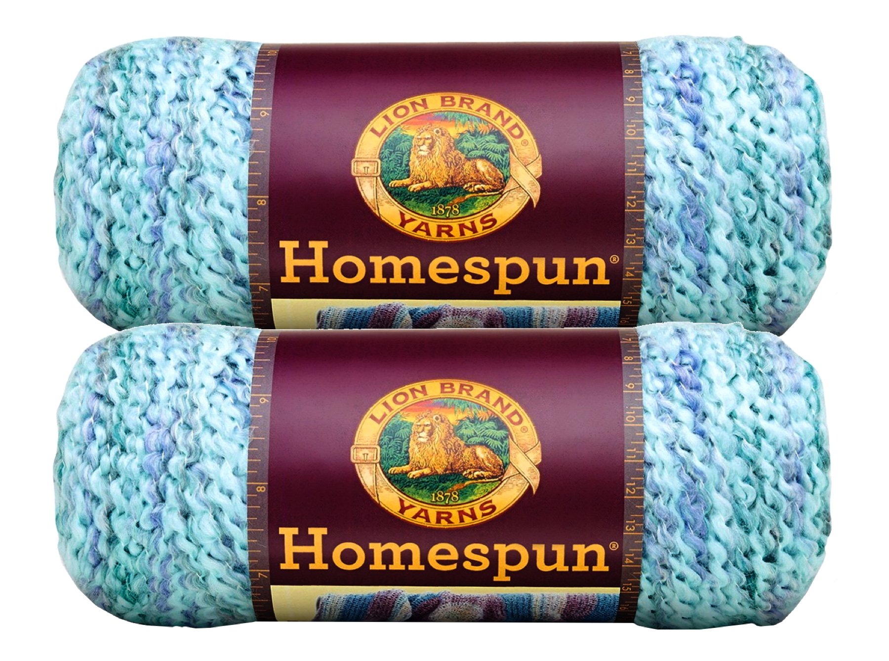 Bulk Buy: Lion Brand Homespun Garn (2er-Pack) (Waterfall #790-329)