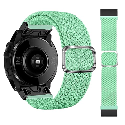 BANDKIT 26 x 22 mm Schlaufen-Nylon-Armband für Garmin Fenix 6X 6 Pro 5X 5 Fenix 7X 7 Epix MK2 Uhrenarmband Quick Easyfit Correa, 26mm Fenix 3HR D2, Achat