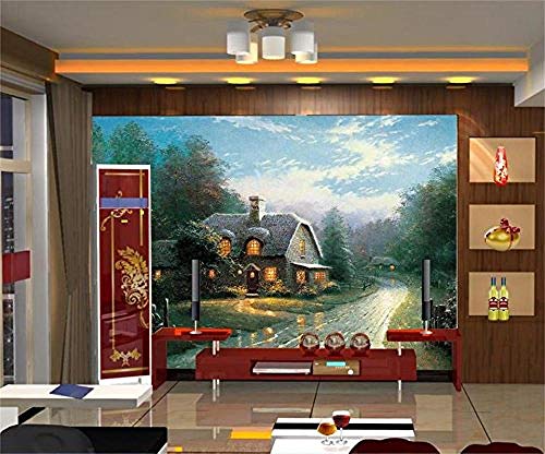 XLMING Thomas Countryside Landschaft Ölgemälde 3D Tapeten Home Esszimmer Sofa Schlafzimmer Wohnzimmer TV Hintergrund-250cm×170cm