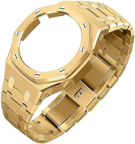 IOTUP Metall-Uhrenarmbandgehäuse für GA2100/GA-2110, Ersatz-Set, Edelstahl-Uhrenarmband-Lünette, Zubehör für Herren und Damen, GA2100/GA-2110 Uhren, Einheitsgröße, Achat