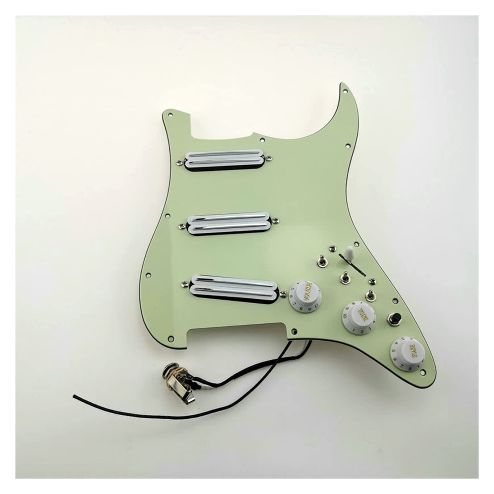 Geladenes Gitarren-Pickguard Gitarren-Pickups. SSS. Humbucker-Pickups Zebra-Gitarren-Pickguard-Verdrahtung Geeignet Für Str-Gitarre 20 Stilkombinationen